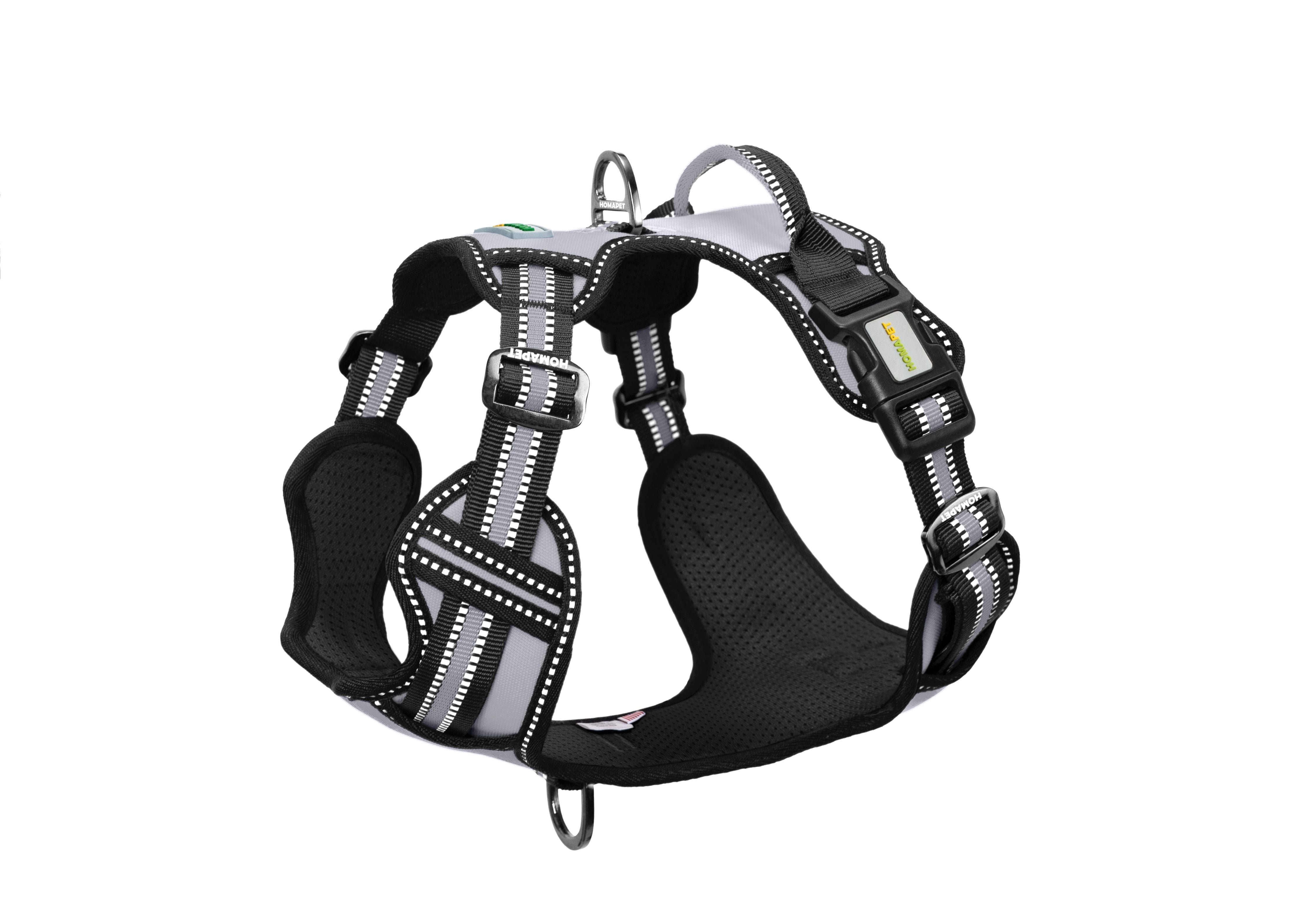 Light Grey Pull Dog Harness – Homapet