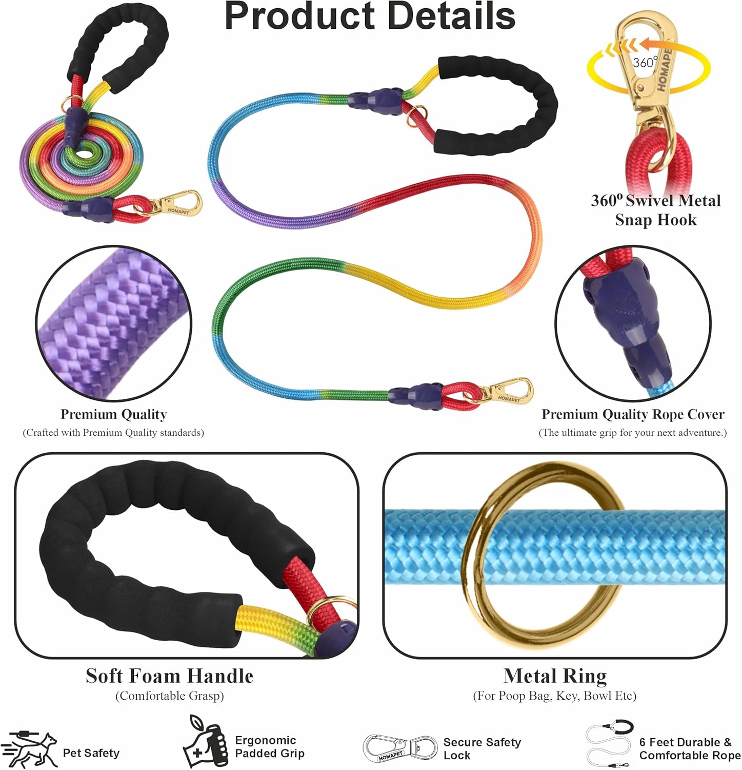 Rainbow Special Edition-Love Dog Ropes