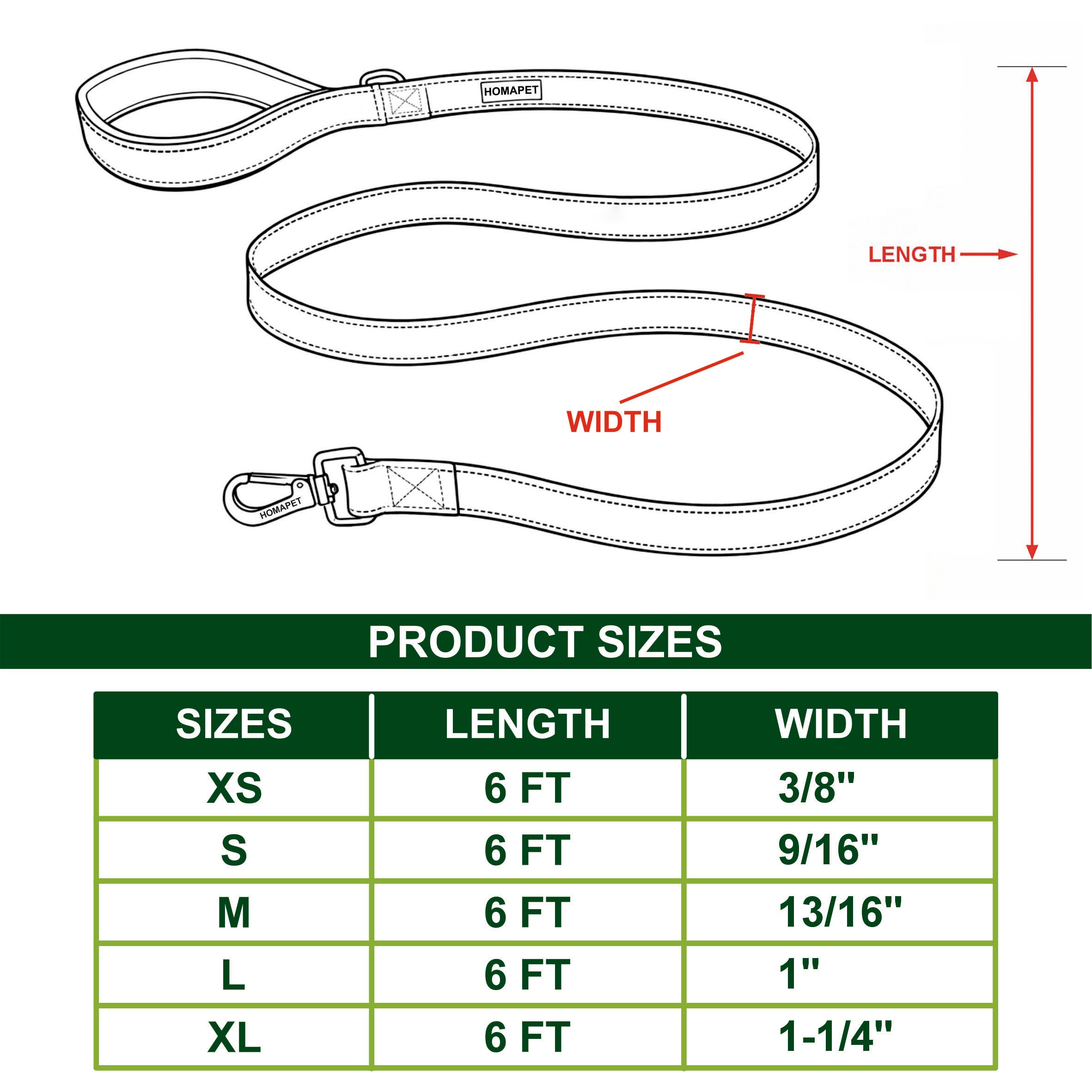 Olive Green Nylon Dog Leash