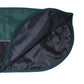 Green Black Alps Dog Coat with 100 GSM Padding - Flat