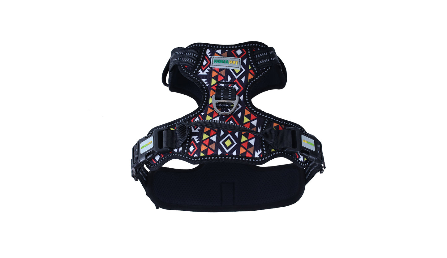 Aztec No Pull Dog Harness Printed