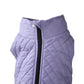 Baby Lavender Dog Quilted Jacket - Flat