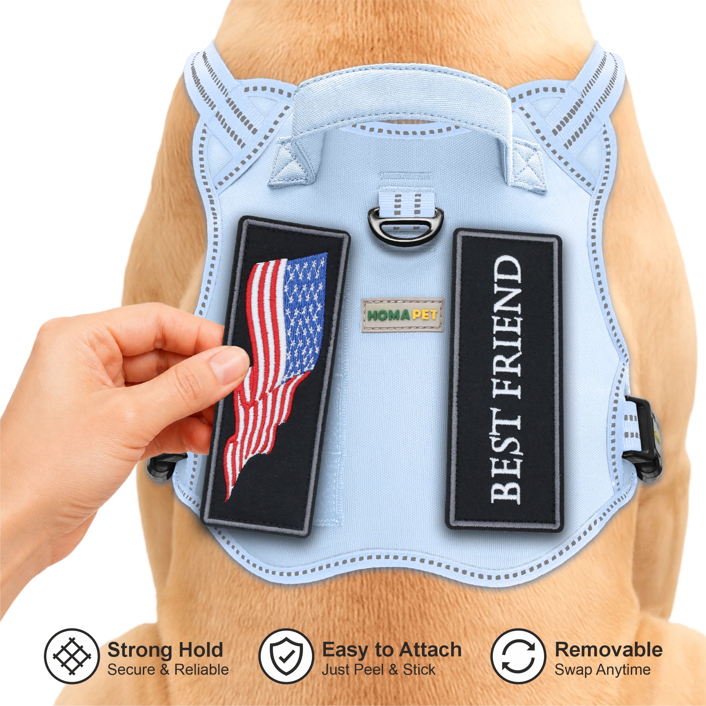 Baby Lavender Tactical Dog Harness