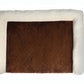 Beige Brown U Shape Dog Bed