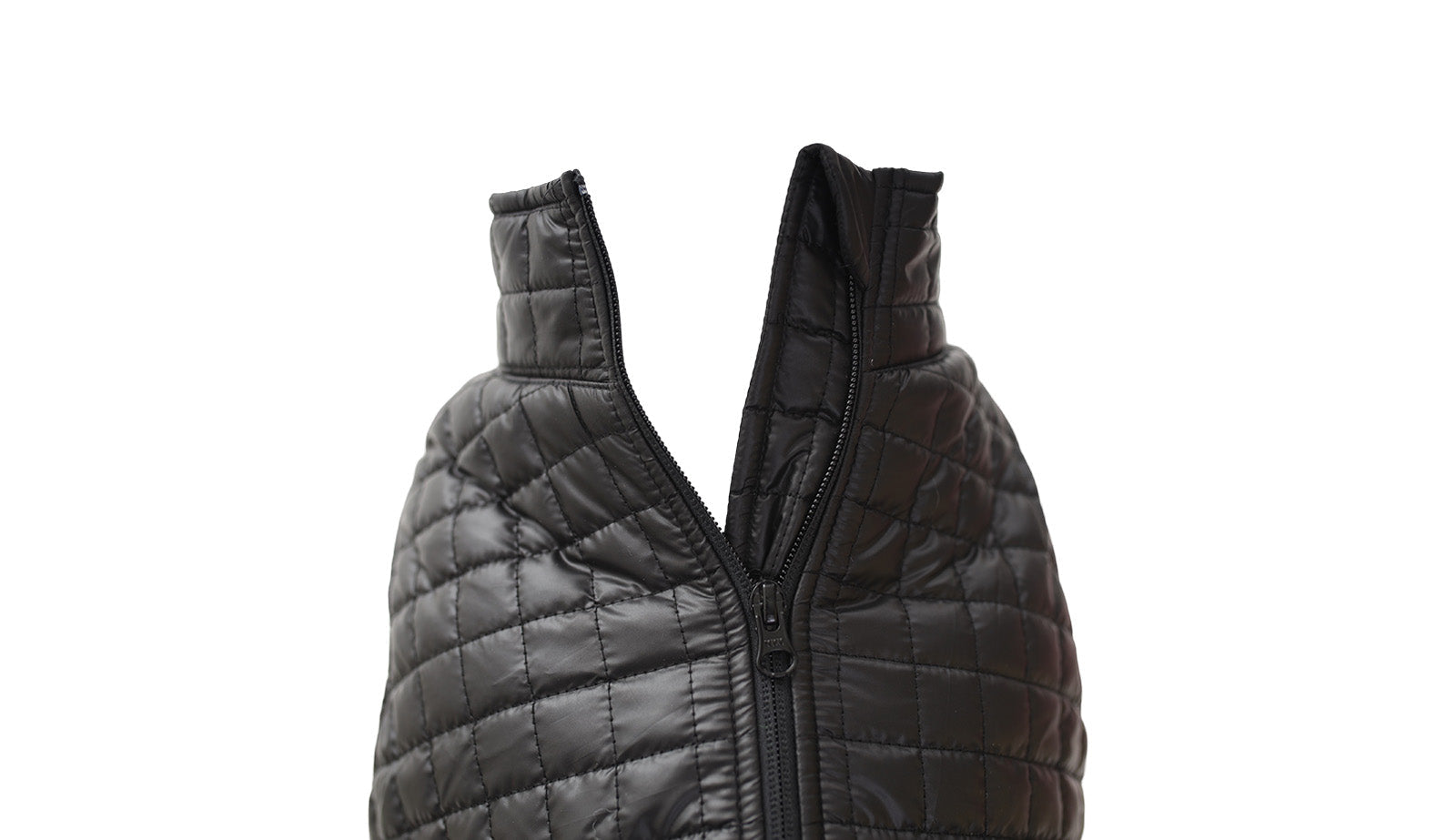 Black Dog Quilted Jacket - Flat