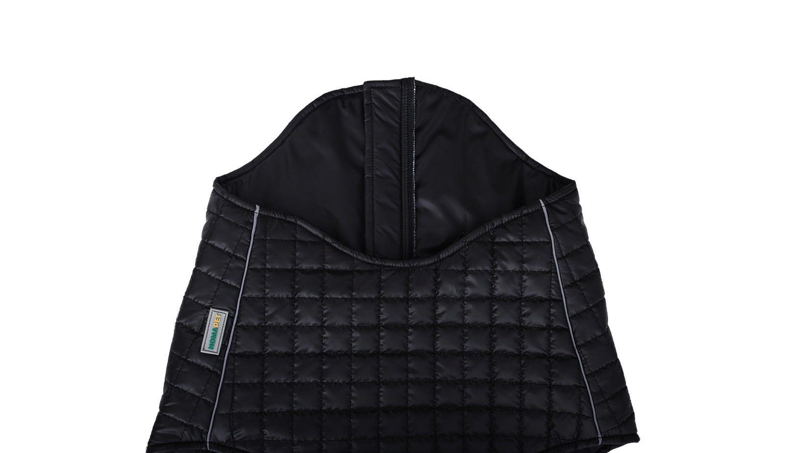 Black Dog Quilted Jacket - Flat
