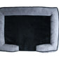 Black Grey C Shape Dog Bed