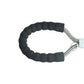 Black - Light Grey Serpentine Polyester Non Reflective Dog Rope