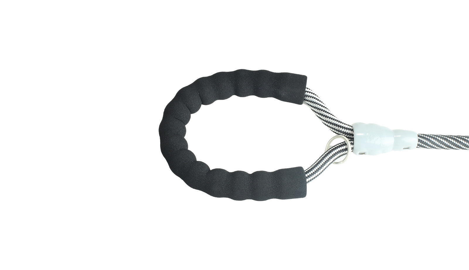 Pink Black Serpentine Polyester Non Reflective Dog Rope