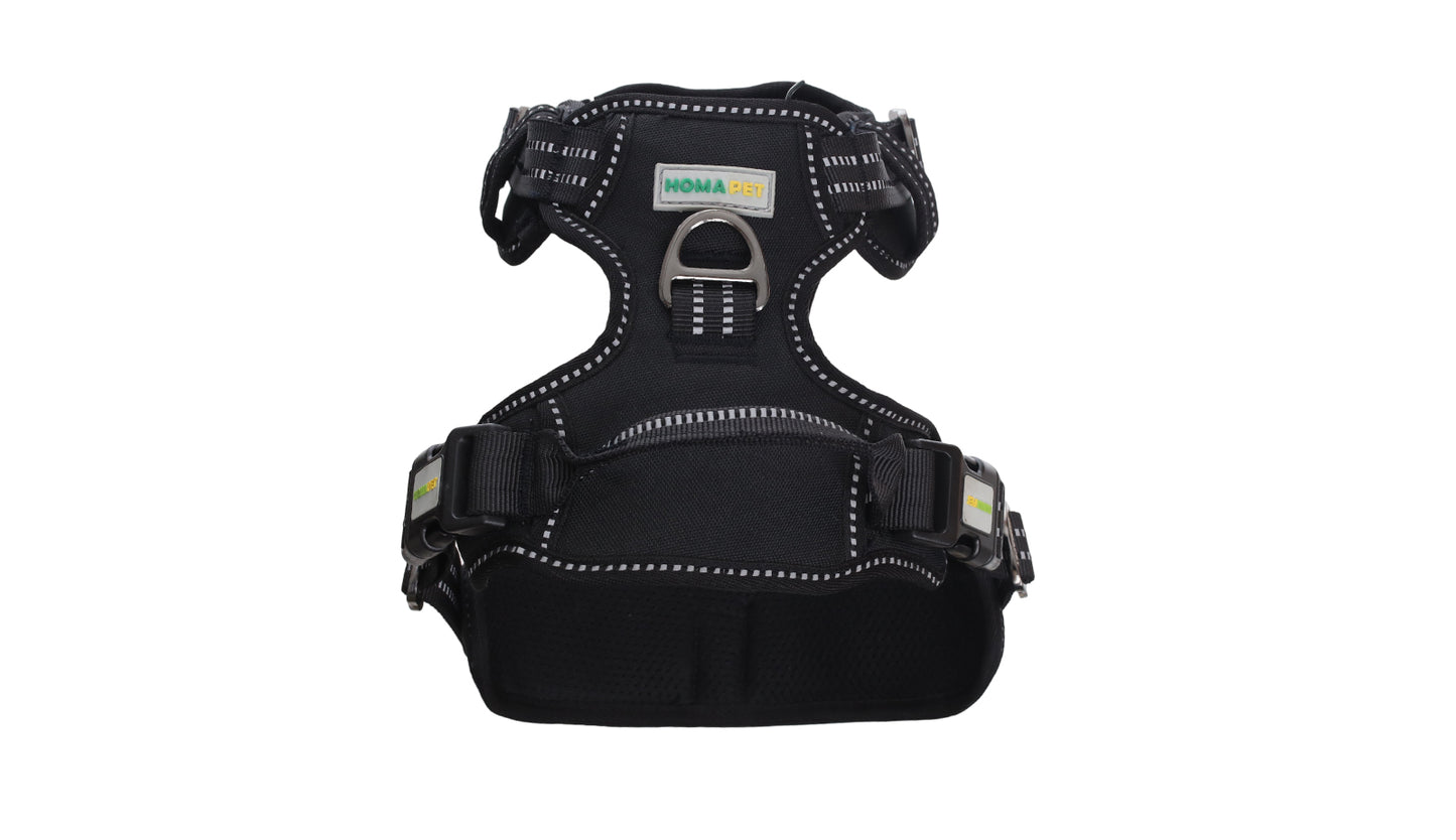 Black No Pull Dog Harness