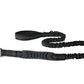 Black Nylon Full Bungee Dog Leash