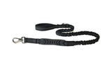 Black Nylon Full Bungee Dog Leash