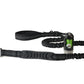 Black Nylon Full Bungee Dog Leash