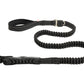 Black Polyester Full Bungee Dog Leash