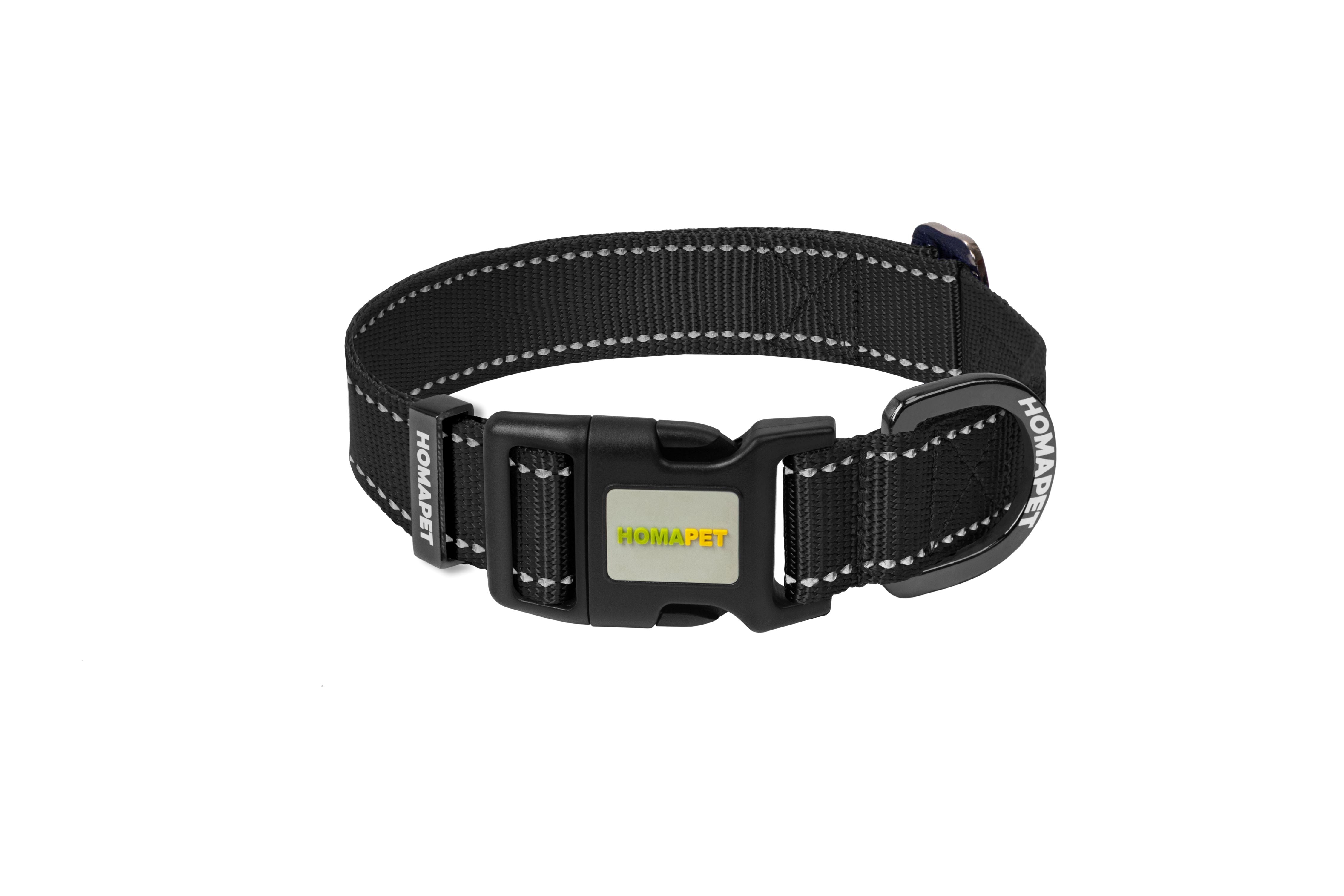 Black Nylon Dog Collar