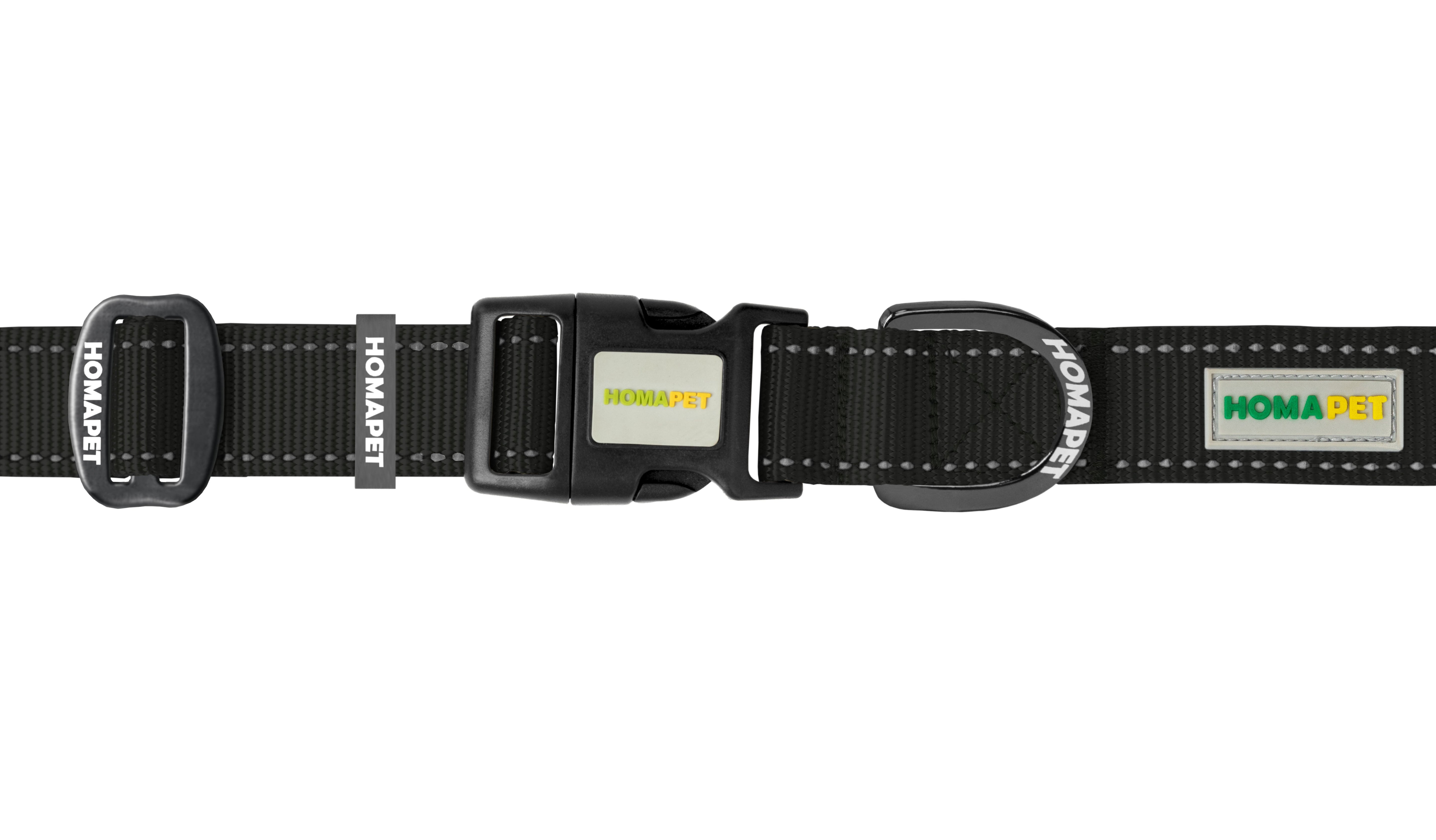 Black Nylon Dog Collar