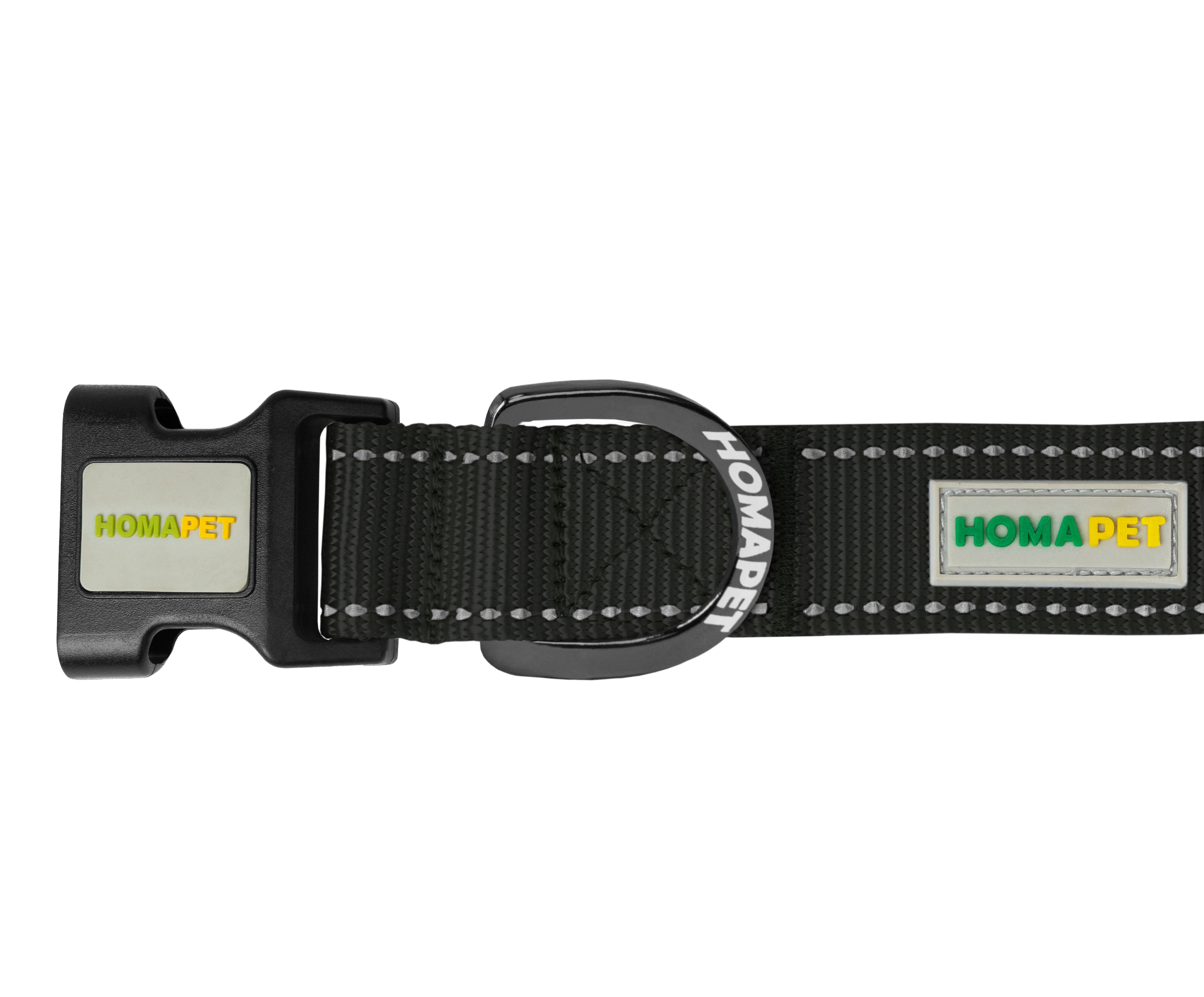Black Nylon Dog Collar