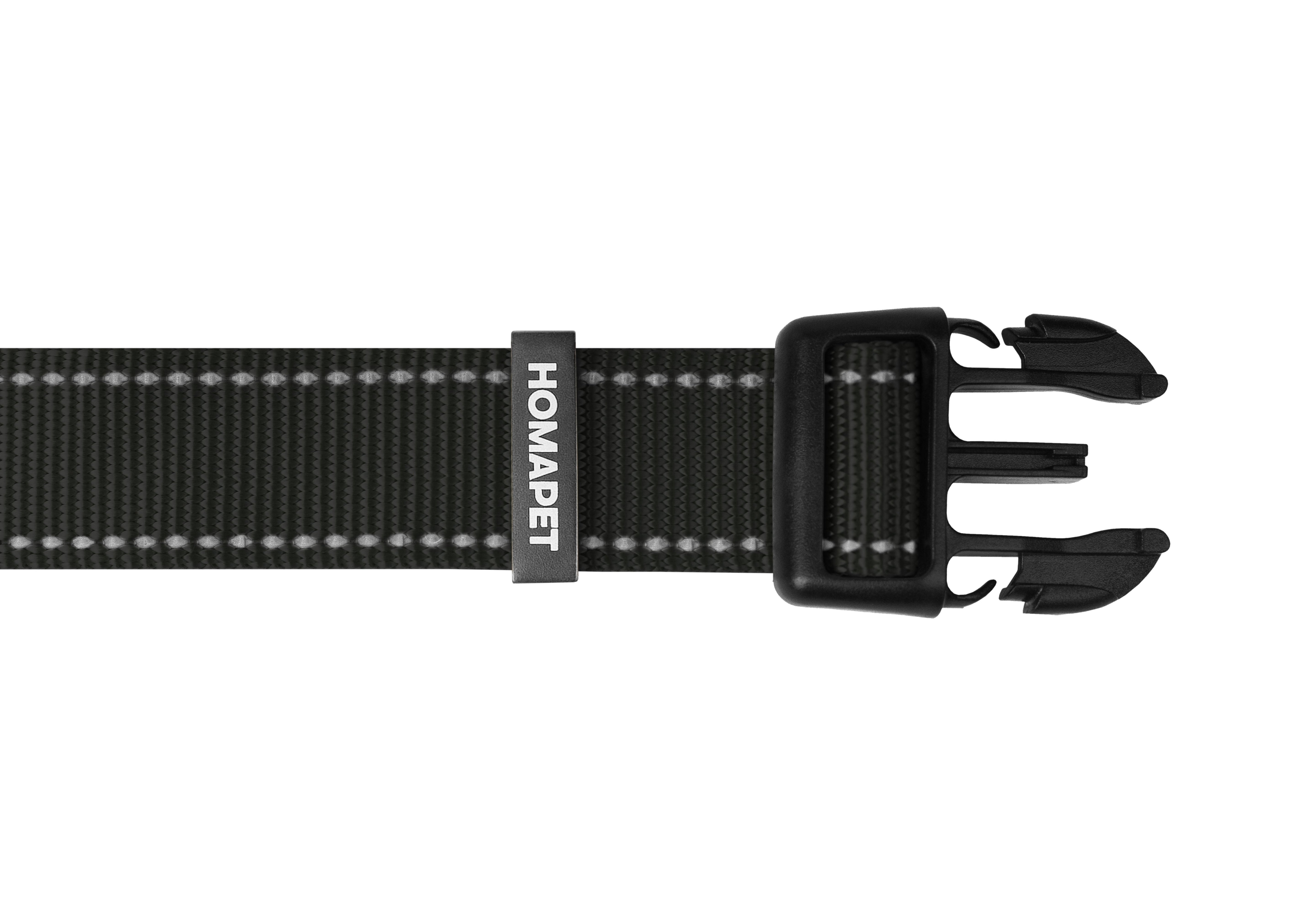 Black Nylon Dog Collar