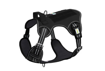 Black Tactical Dog Harness