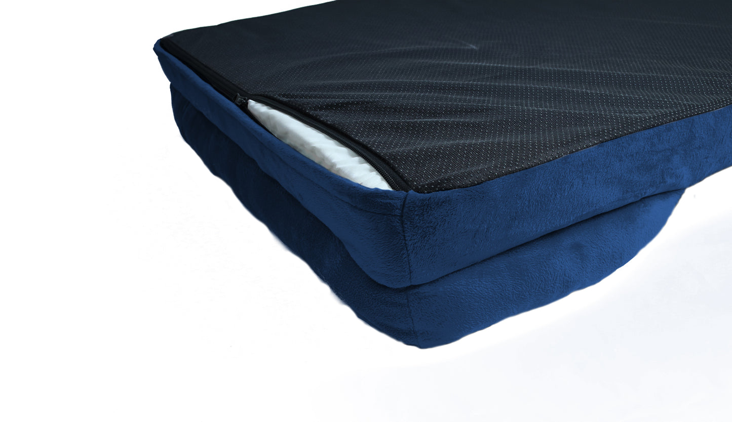 Blue Pista C Shape Dog Bed