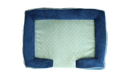 Blue Pista C Shape Dog Bed