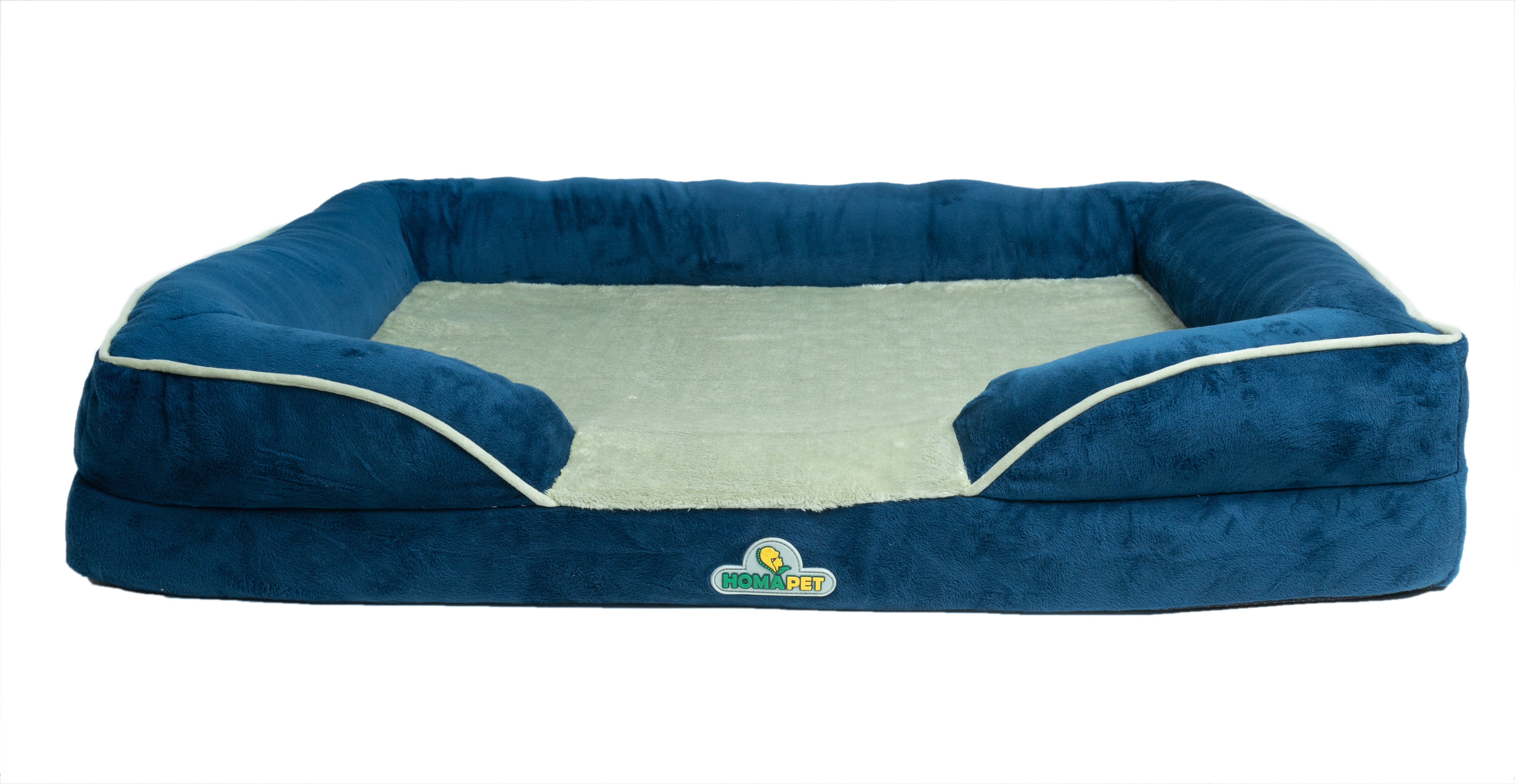 Blue Pista C Shape Dog Bed
