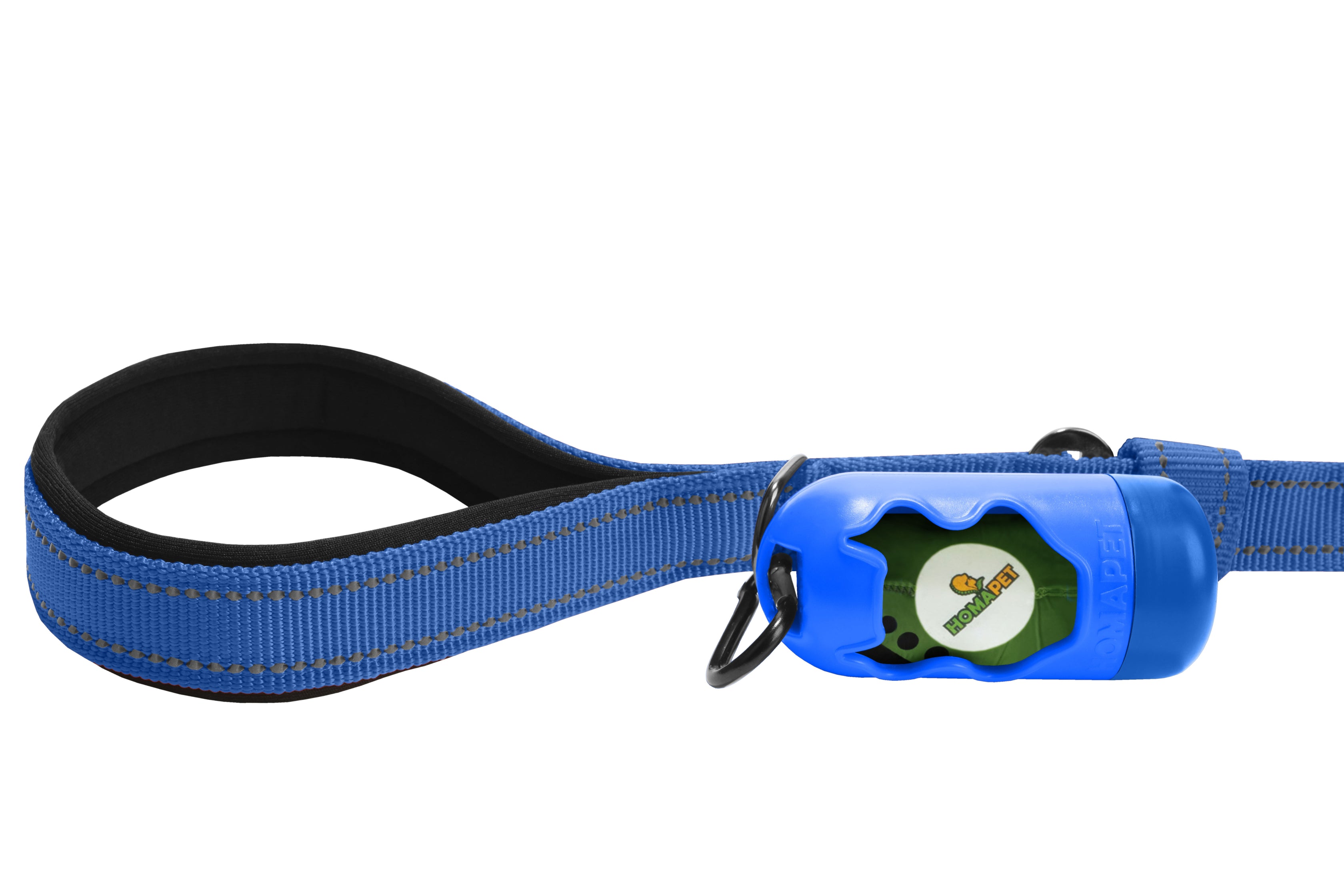 Sodalite Blue Polyester Full Bungee Dog Leash
