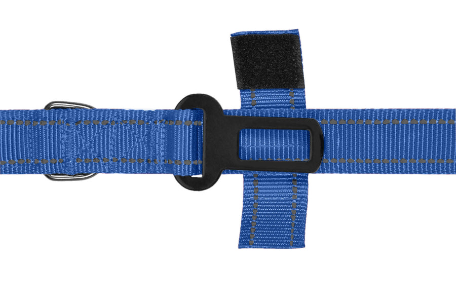 Sodalite Blue Polyester Full Bungee Dog Leash