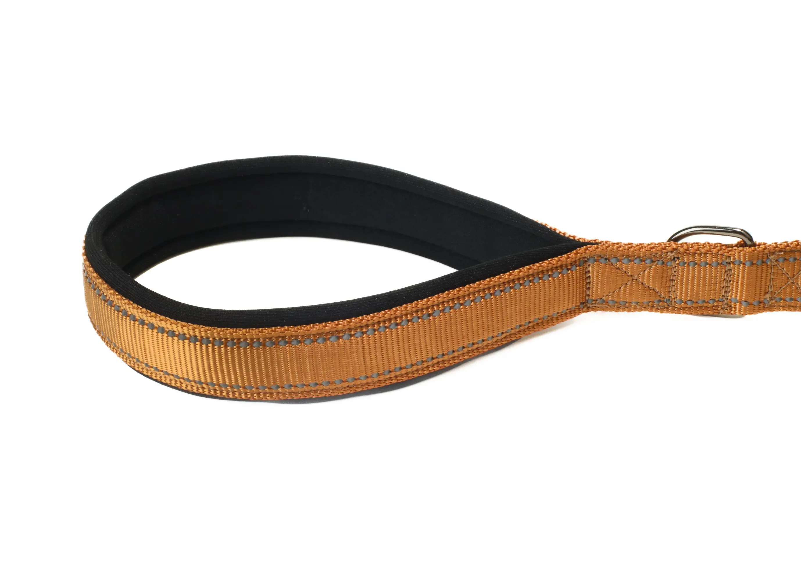 Copper Brown Nylon Adjustable Dog Leash