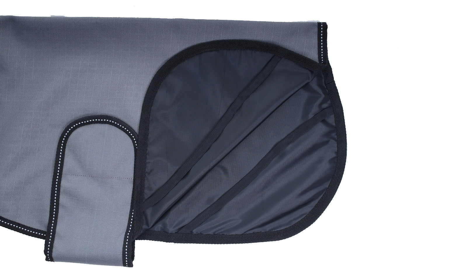Sodalite Blue Coastal Dog Coat with Polyester Lining