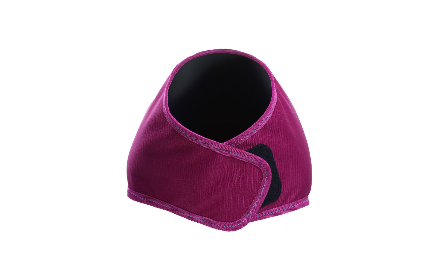 Dark Pink Coastal Dog Coat with Polyester Lining