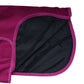 Dark Pink Coastal Dog Coat with Polyester Lining