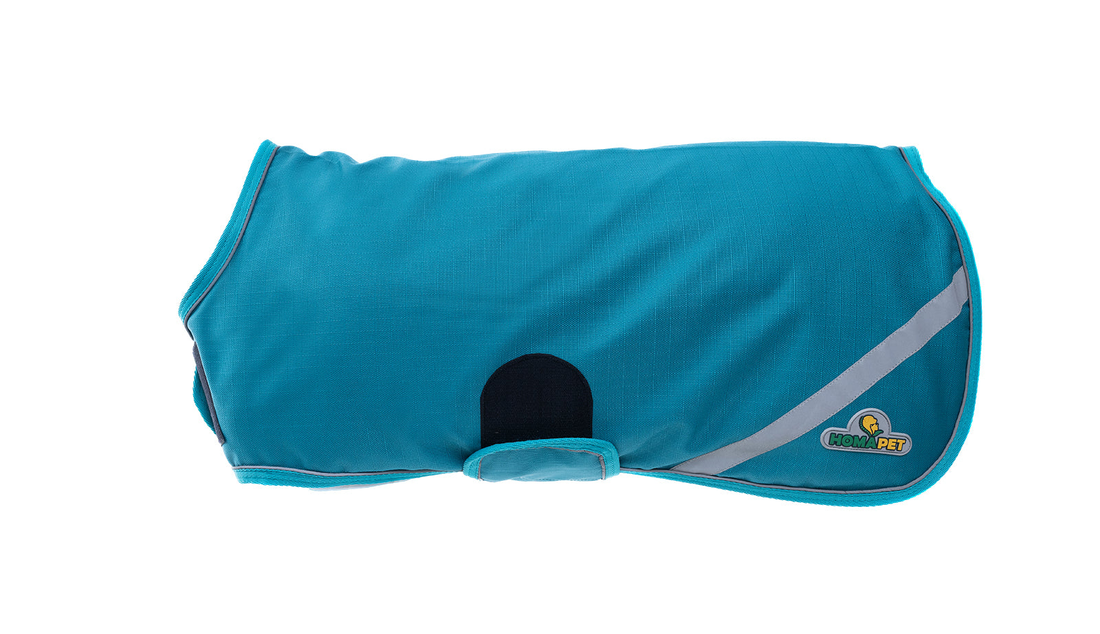 Sodalite Blue Coastal Dog Coat with Polyester Lining