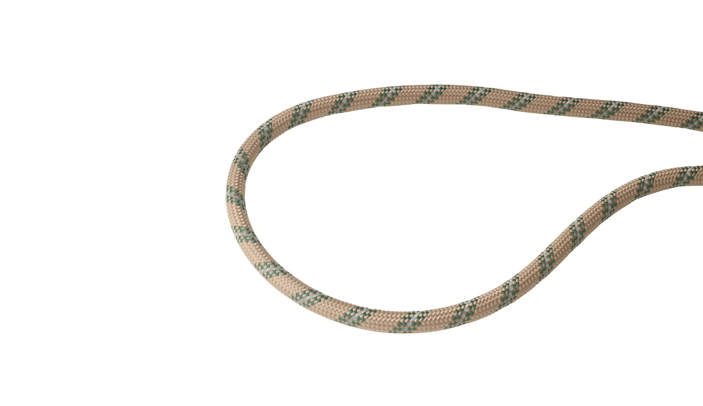 Copper Brown - Olive Green Braided Polyester Reflective Dog Rope