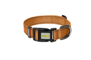 Copper Brown Nylon Dog Collar