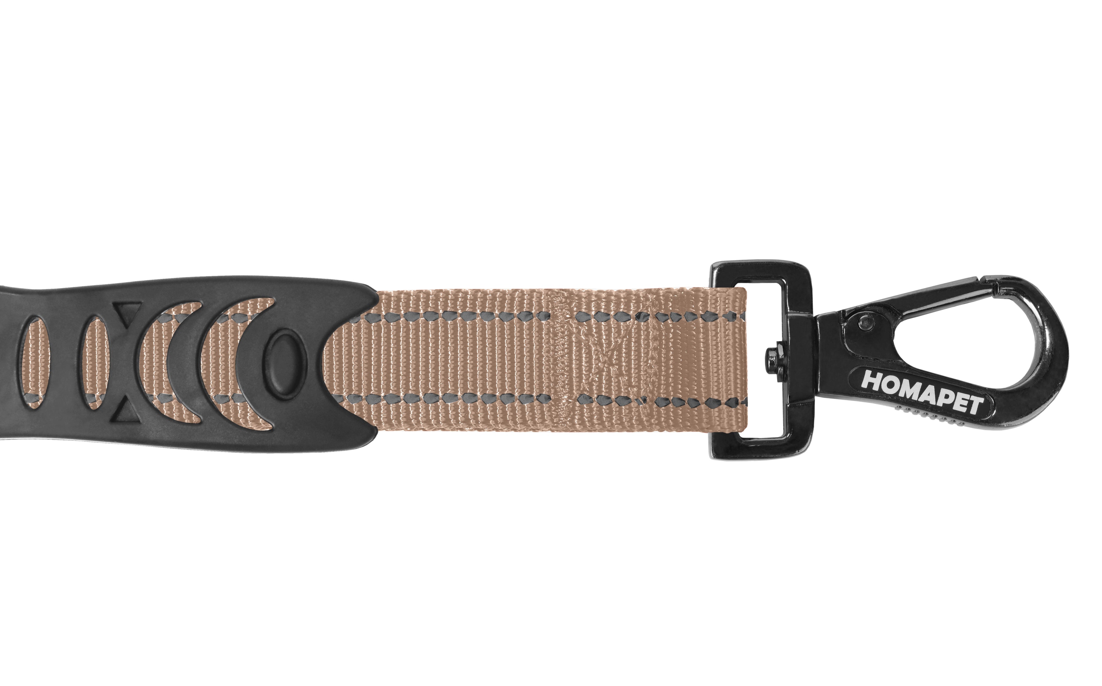 Copper Brown Polyester Full Bungee Dog Leash