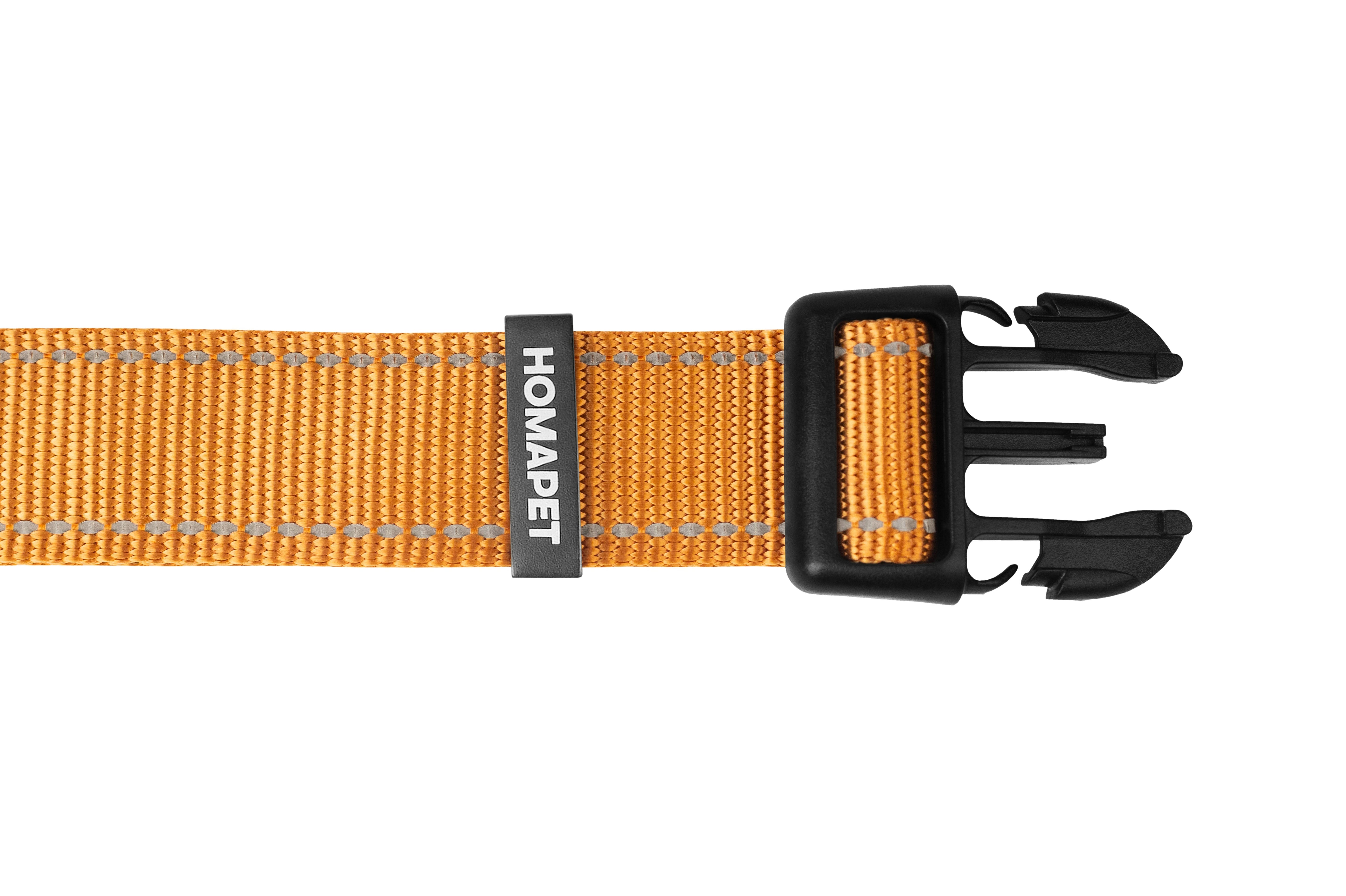 Copper Brown Nylon Dog Collar