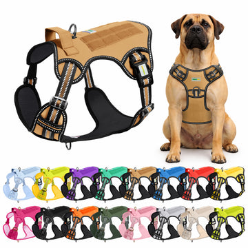Copper Brown Tactical Dog Harness