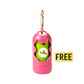 Pink Polyester Full Bungee Dog Leash