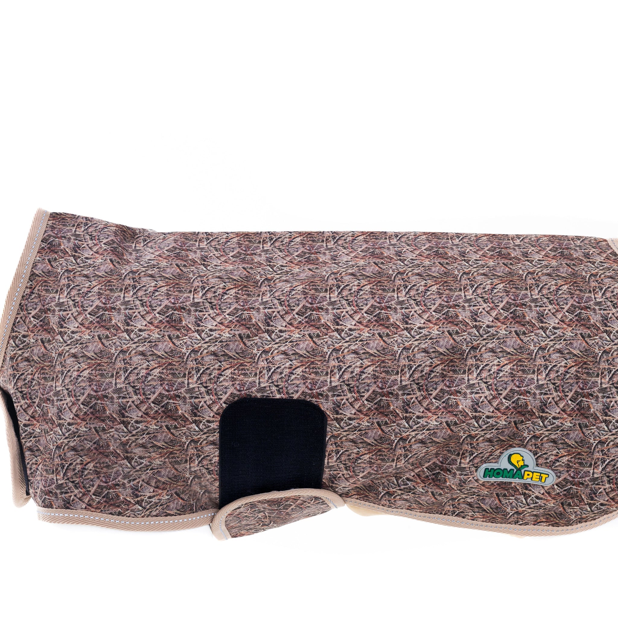 Duck Hunt Camo Coastal Dog Coat with Polyester Lining - Printed