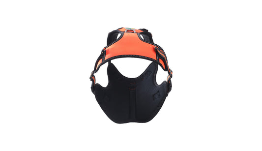 Orange Tactical Dog Harness