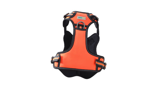 Orange Tactical Dog Harness