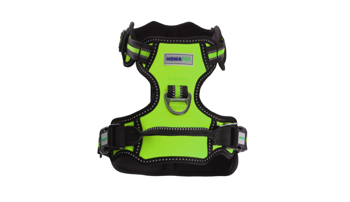 F S Green No Pull Dog Harness