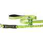 FS Green Nylon Adjustable Bungee Dog Leash