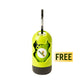 FS Green Polyester Full Bungee Dog Leash