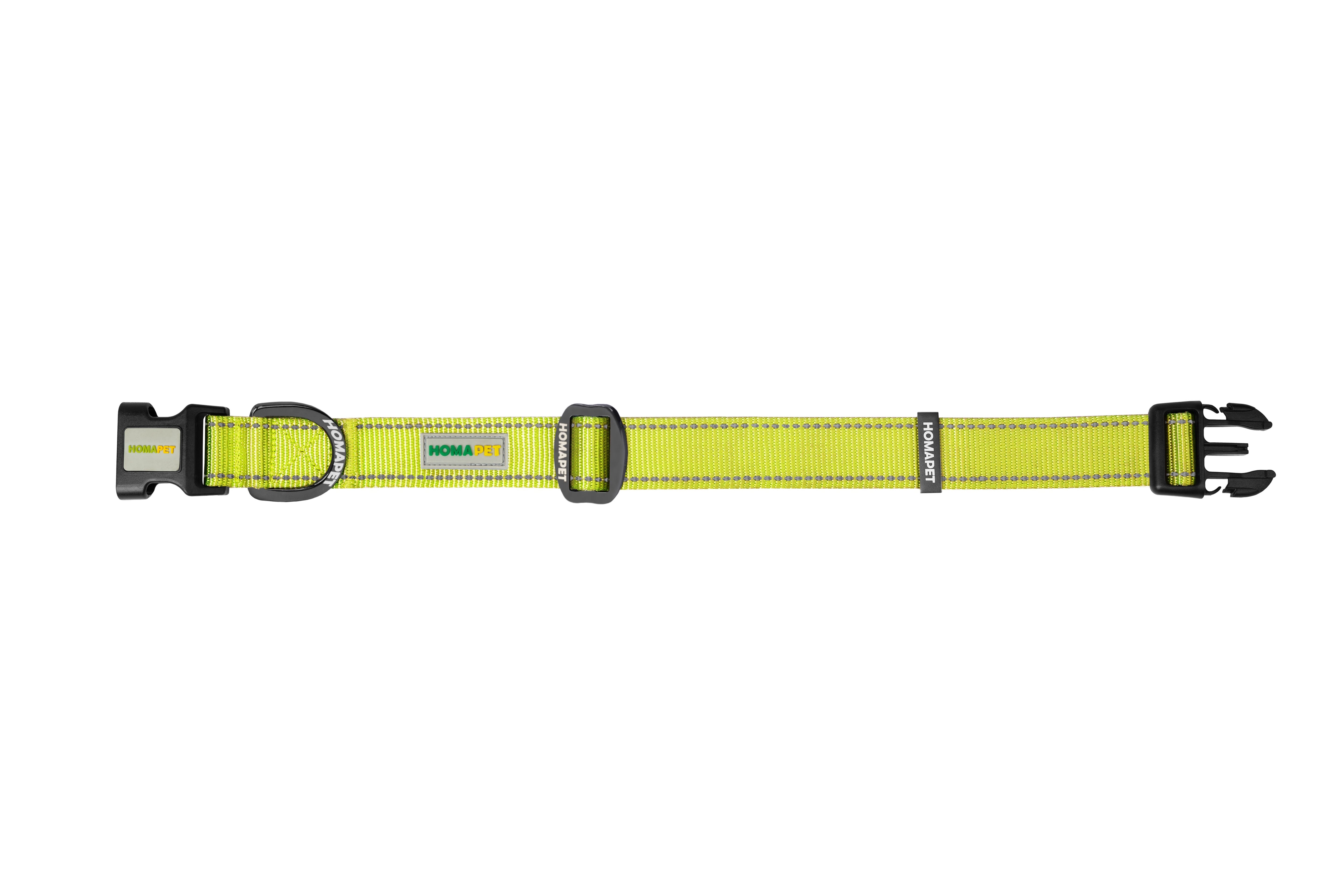F S Green Nylon Dog Collar