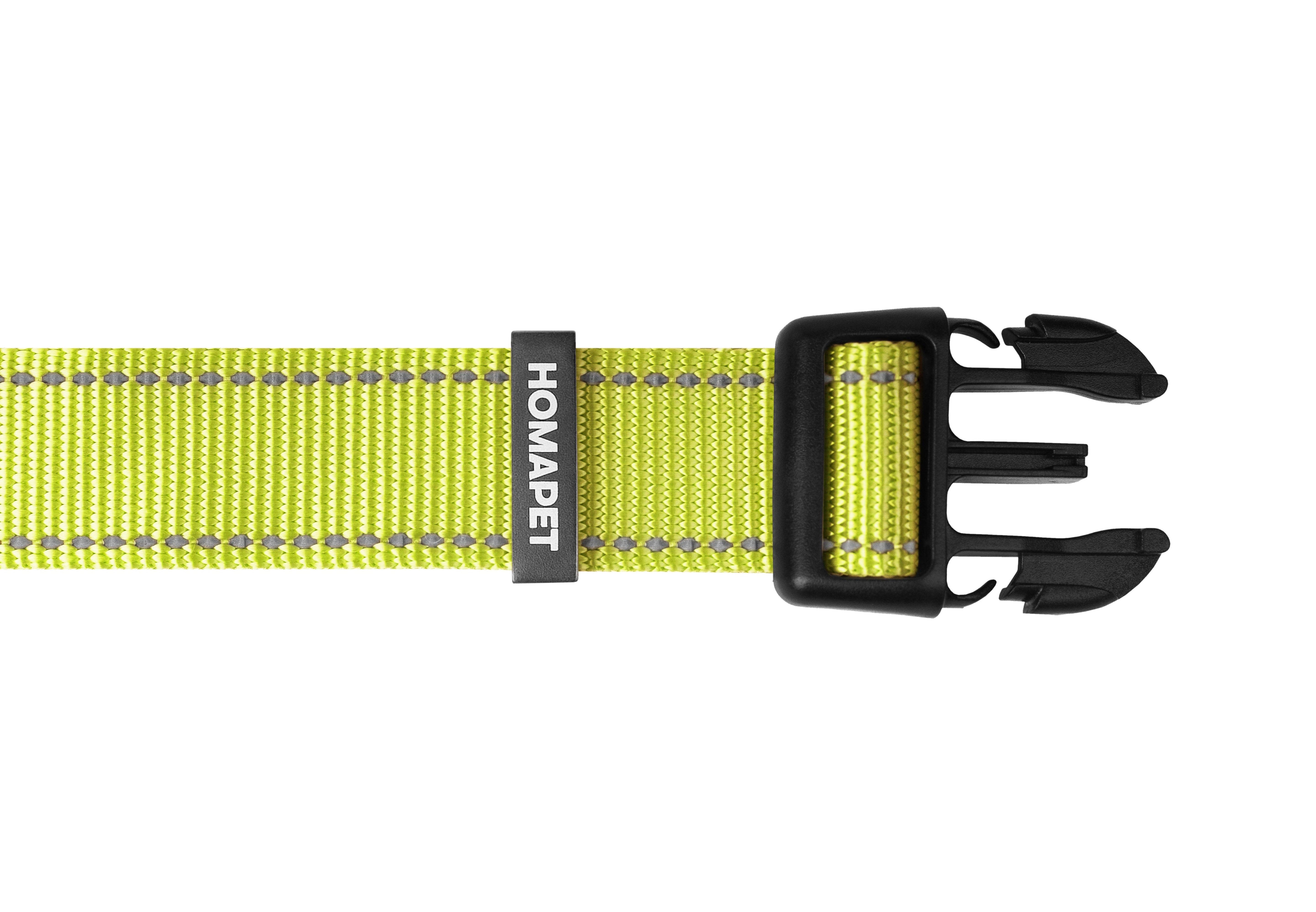 F S Green Nylon Dog Collar