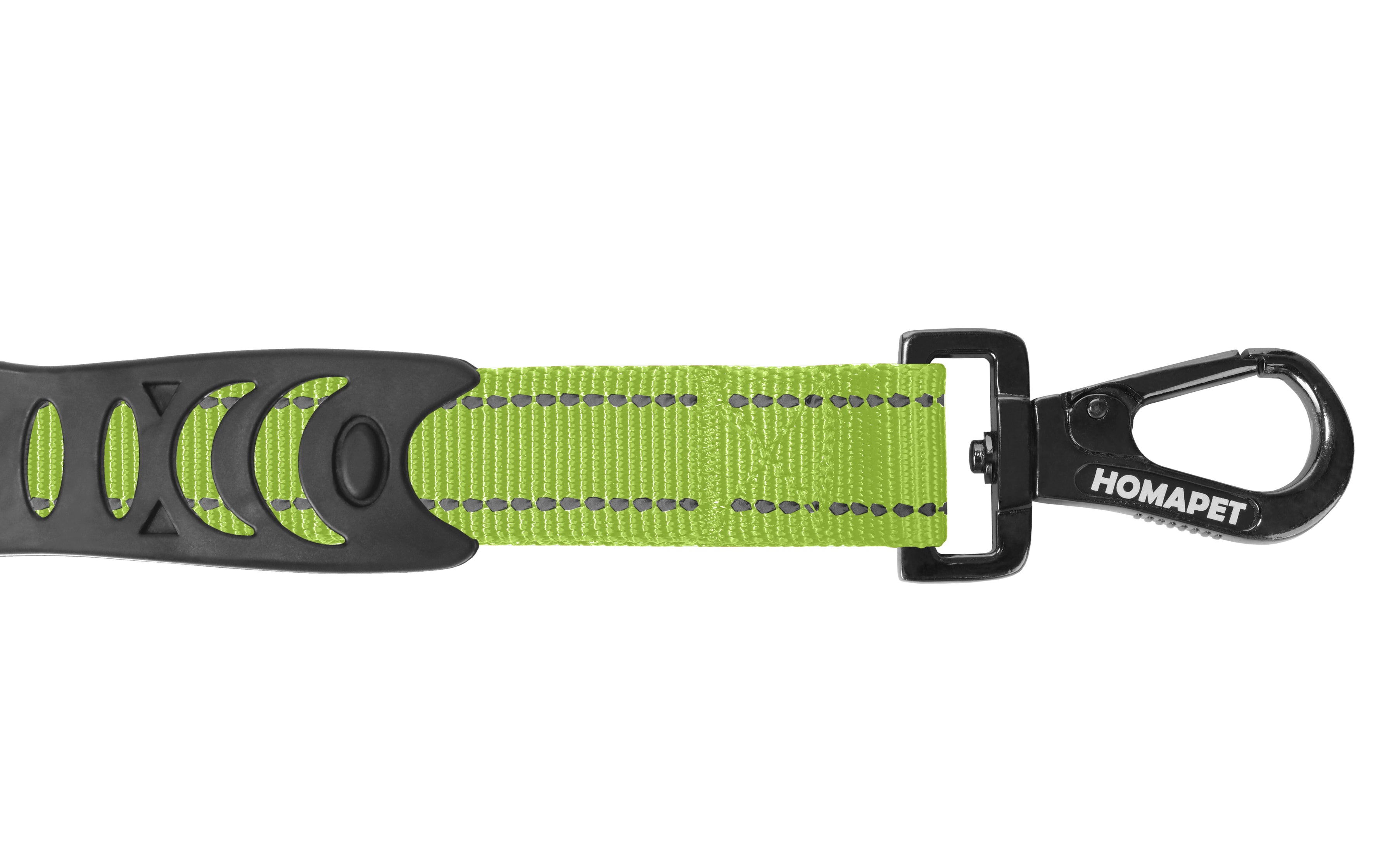 FS Green Polyester Full Bungee Dog Leash