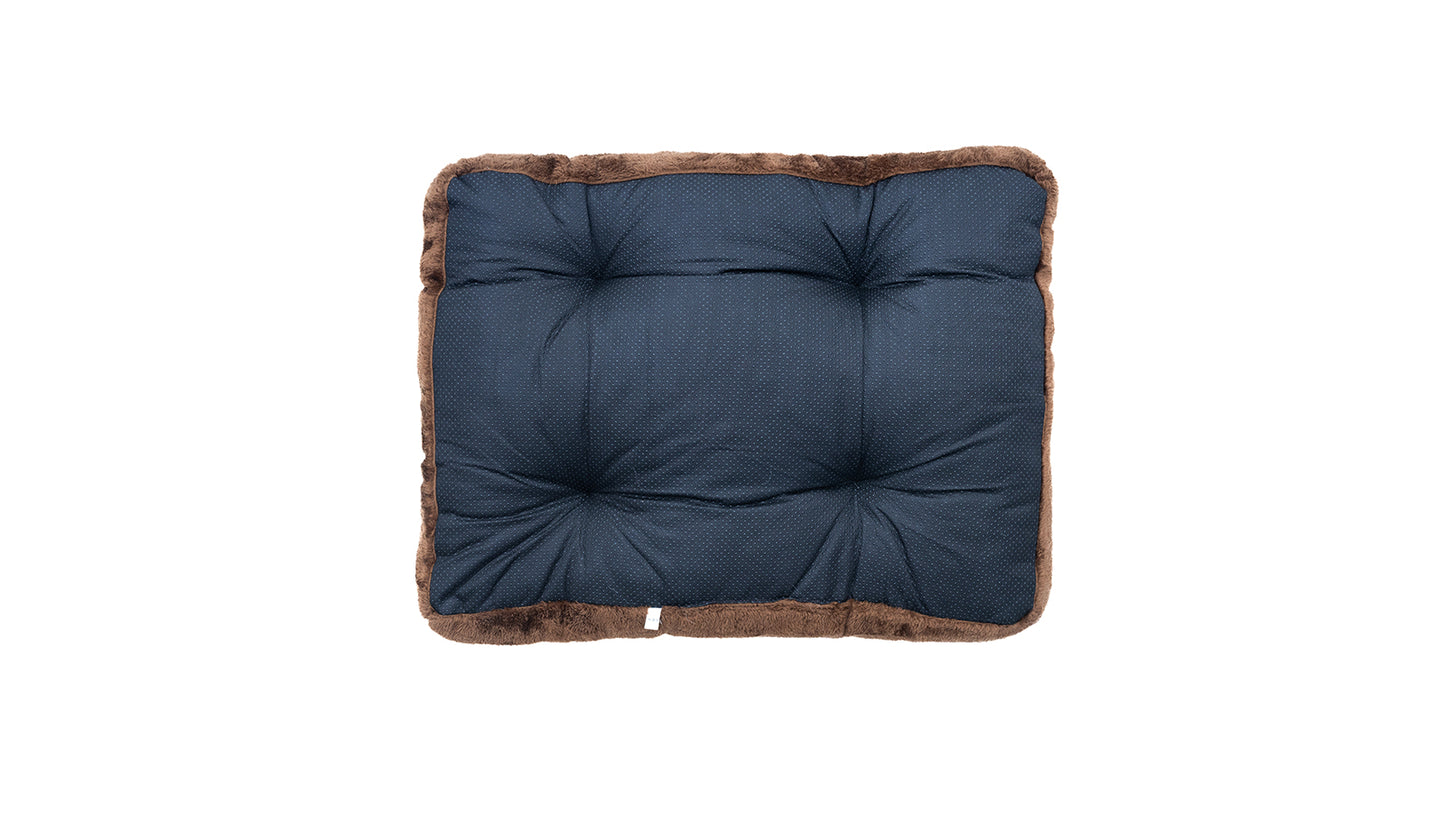 Brown Flat Dog Bed