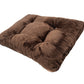 Brown Flat Dog Bed